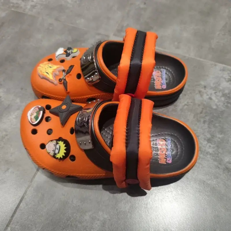 Naruto Sasuke Beach Sandals – Non-Slip Summer Slippers