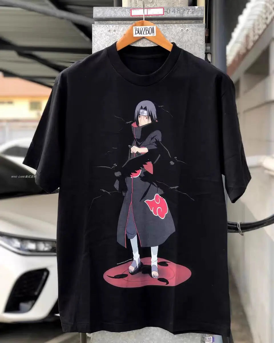 2025 New Anime Naruto Gaara Hyuga Hinata Uzumaki Naruto T-shirt Fashion Short Sleeve Summer Men and Women High Street Casual