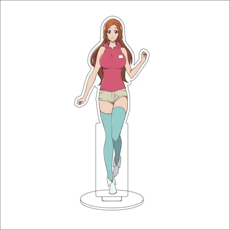 Anime BLEACH Acrylic Stand Ornaments Ogawa Michiru Kurosaki Isshin Kurosaki Yuzu Figure Stand Gifts