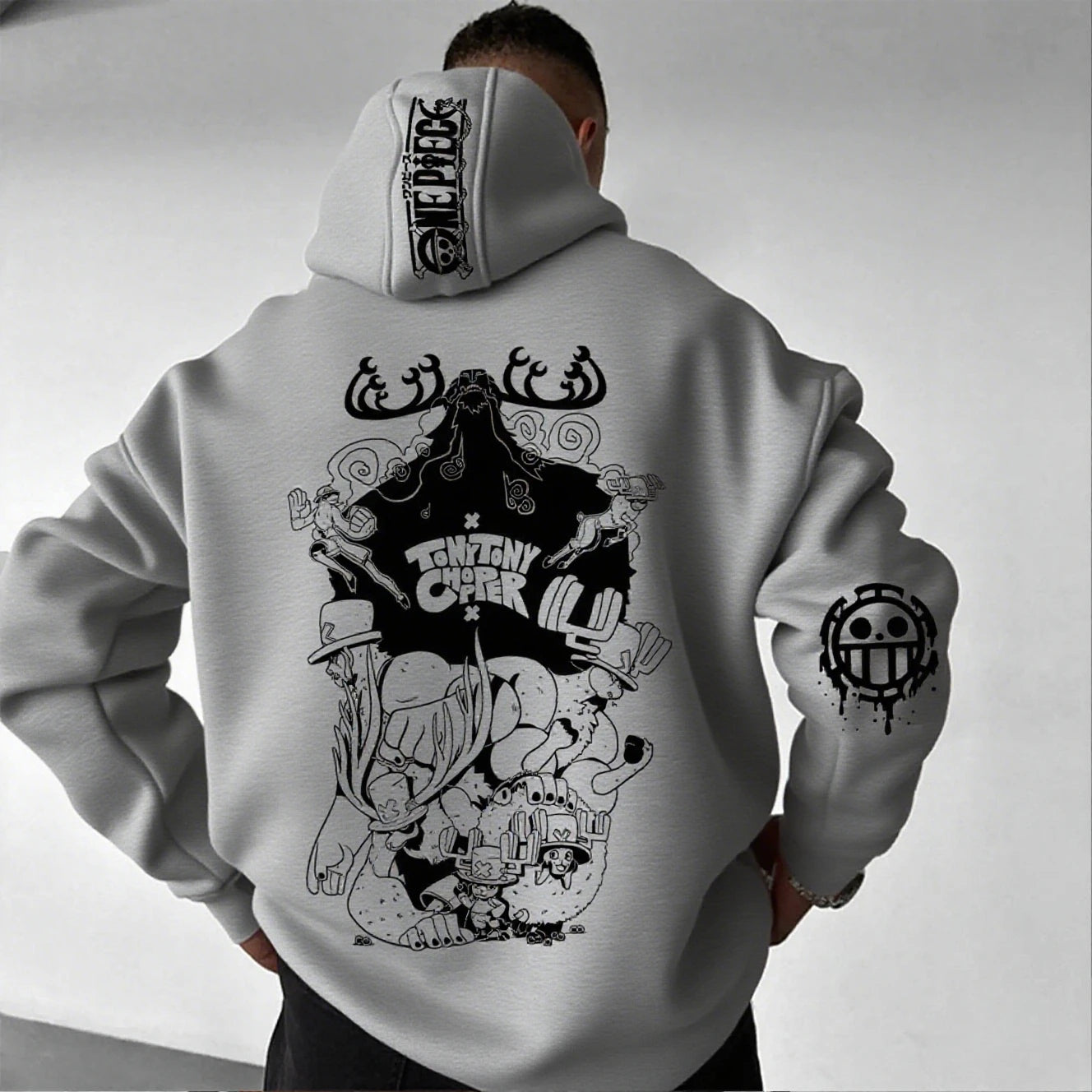 One Piece Chopper Anime Hoodie Men Women Pullover Sweatshirt Graphic Print Streetwear Casual New Spring Autumn Long Sleeve Top