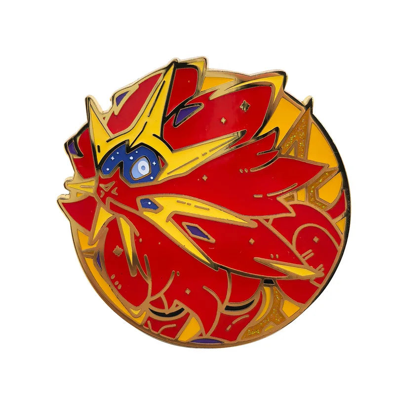 Gengar Anime Elf Enamel Pin Cute Cartoon Lapel Pins for Clothes Backpacks Cool Badges Round Brooch Jewelry Gifts for Friends