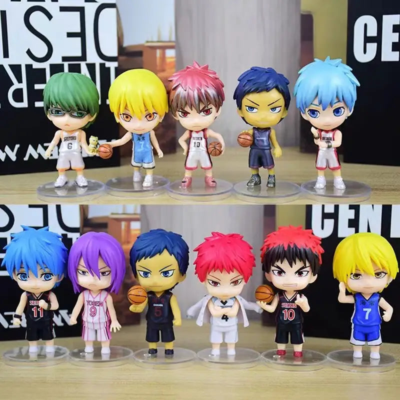 1 Buah Anime Kuroko’s Basketball Action Figures Kuroko Tetsuya Kagami Taiga Statue PVC Model Basketball Team Collection