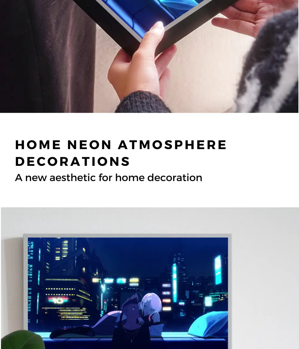 Cyberpunk Edgerunners LED Wall Art – LED Night Light