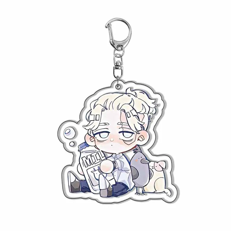 Anime Figure Tokyo Revengers Acrylic Keychain Haitani Original Manjiro Baji Keisuke Draken Cosplay Cute Keyring Fans Gifts New