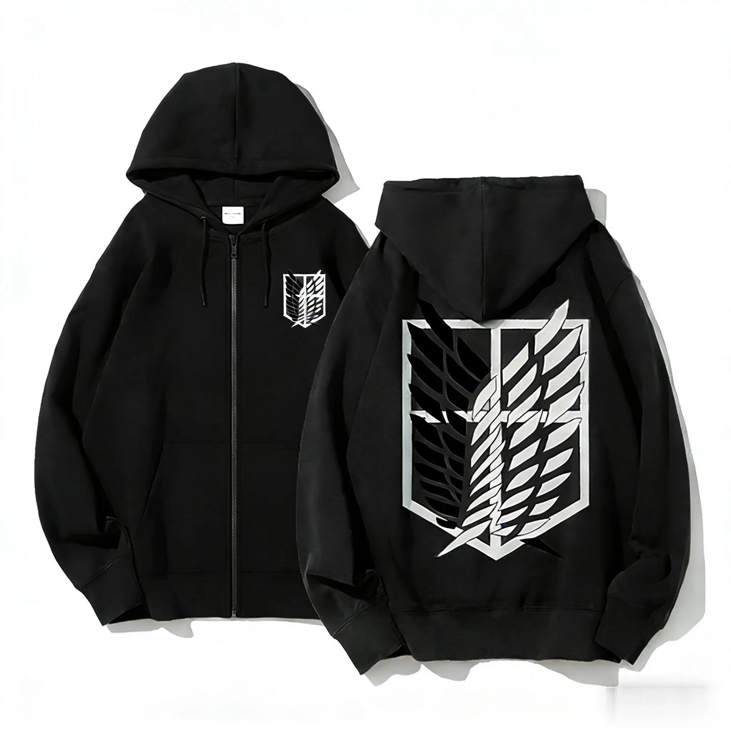 Attack on Titan Anime Hoodie Zip Up Sweatshirt Men Women 2026 New Loose Casual Streetwear Cosplay Jacket Pullover Long Sleeve