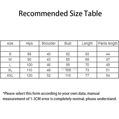 Recommended size table for anime nekoma school kenma kozume kuro o tetsuro cosplay pants in centimeters s to xxl