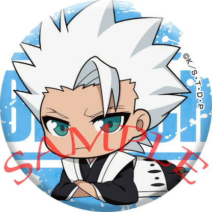Chibi-style enamel badge featuring a spiky white-haired character with green eyes in bleach ichigo pin set badge set