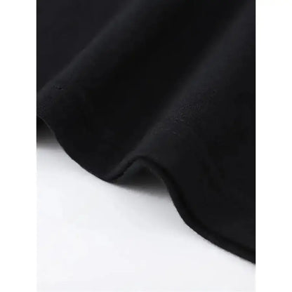 But you wouldnt listen t shirt black cotton tee showing soft plush black velvet fabric with subtle sheen