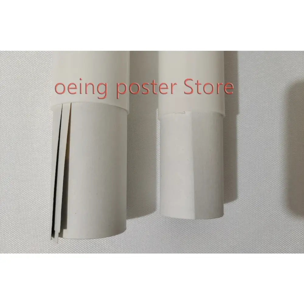 White rolled poster tubes for custom anime game poster printed on matte art paper