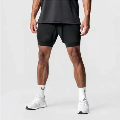 Black dragon ball majin buu athletic shorts with drawstring waistband and quick-drying layered design