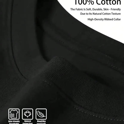 Black oversized fit evangelion shinji ikari t-shirt with high-density ribbed collar made from 100% cotton fabric