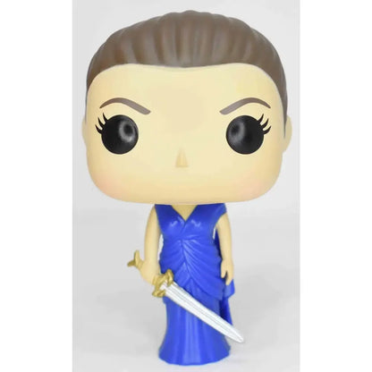 High quality sword art online funko pop figure of kirigaya kazuto in a blue gown holding a sword for collectors