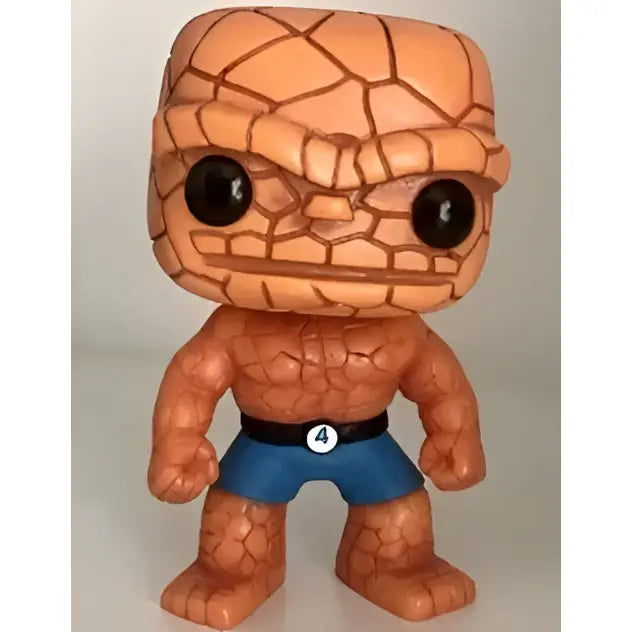 High quality sword art online orange cracked textured funko pop figure of the thing from fantastic four