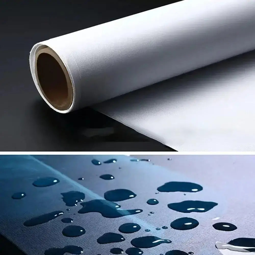 A roll of white textured fabric with a water-resistant surface for hunter x hunter hisoka wall poster use