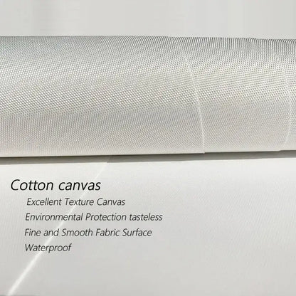 A roll of white cotton canvas fabric with fine texture for hunter x hunter killua canvas poster hd wall decor