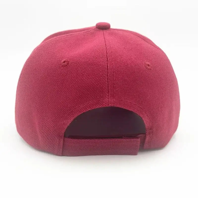 Hunter x hunter killua zoldyck solid red baseball cap with six-panel design and adjustable fabric strap