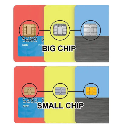 The hunter x hunter magic shark card skin features holographic laser designs with big and small chip variations on colored backgrounds