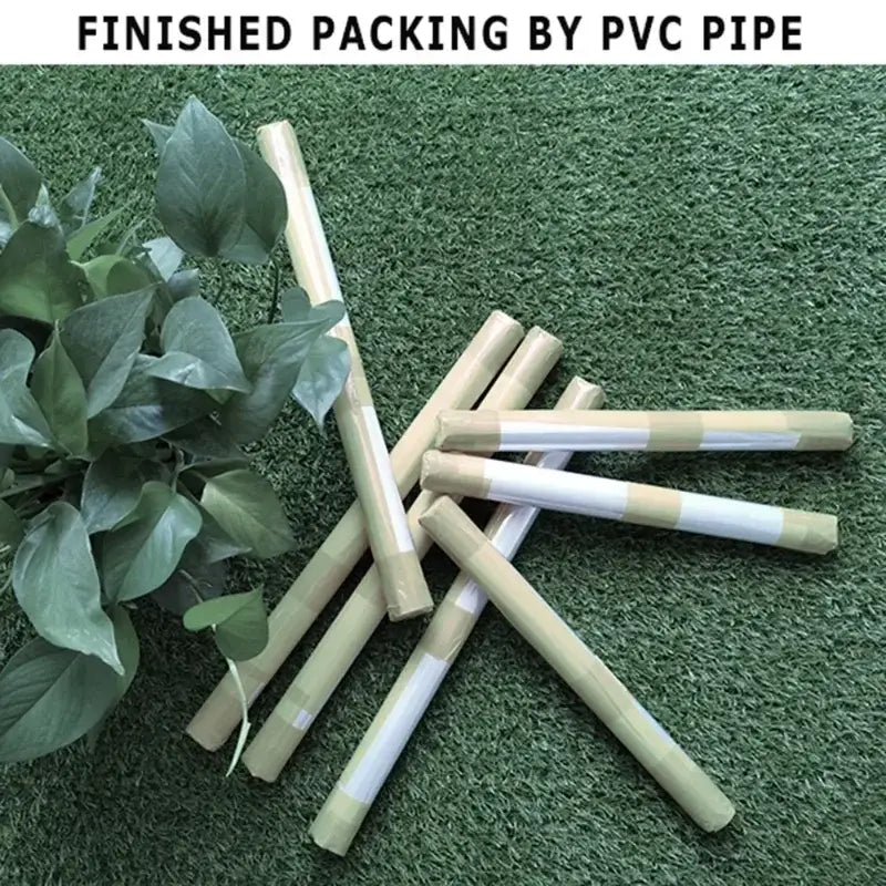 Beige and white pvc pipe rolls wrapped with tape for hunter x hunter retro canvas print living room wall art backing