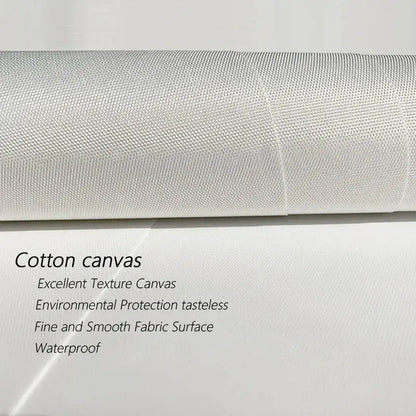 A roll of white cotton canvas with fine textured weave for hunter x hunter retro canvas print wall art