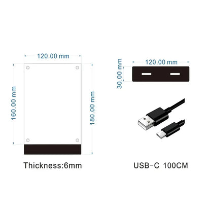Black usb-c to usb-c cable 100cm with matte finish and reinforced connectors for jujutsu kaisen gojo satoru led poster