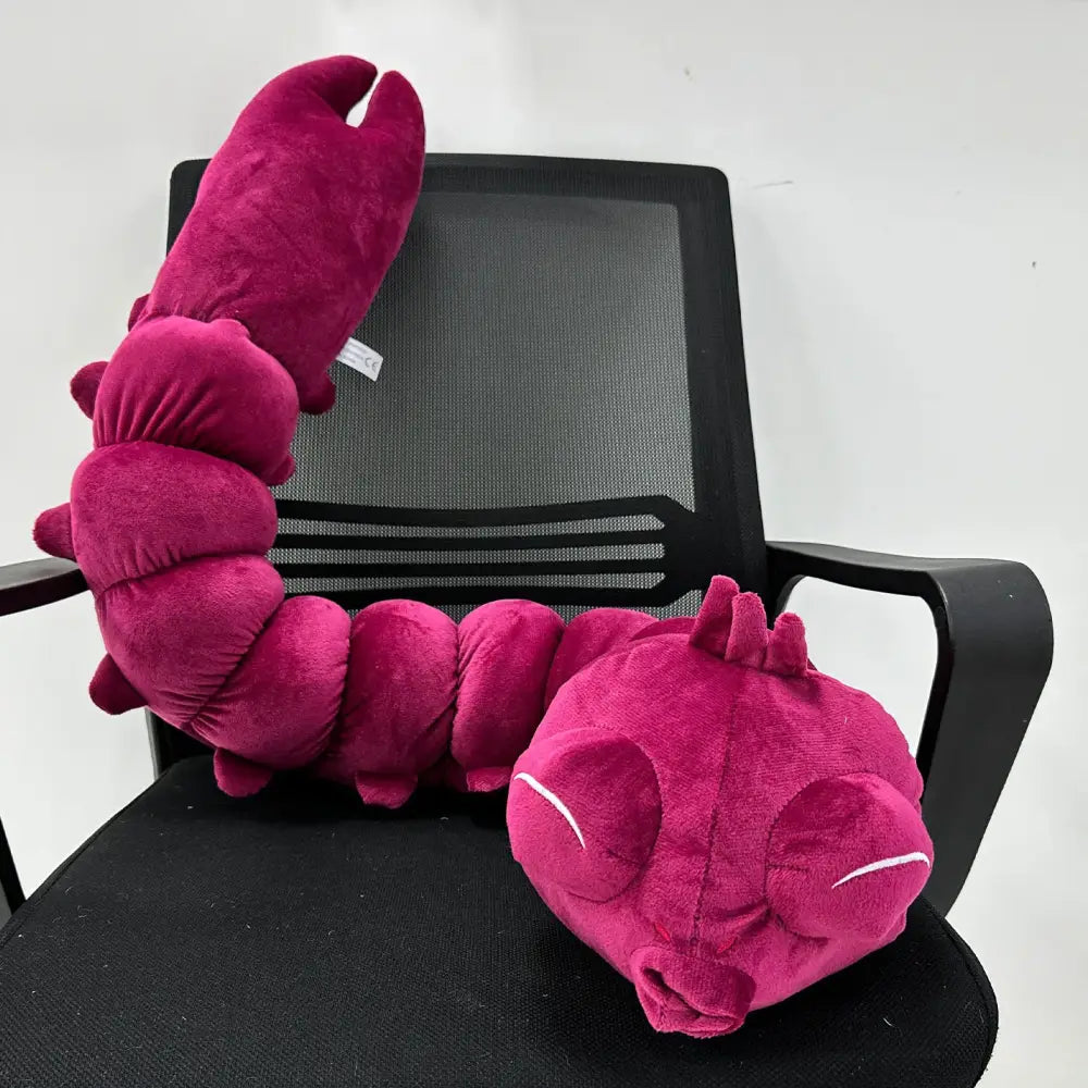 Jujutsu kaisen toji fushiguro plush doll 130cm in purple red fuchsia soft fabric with embroidered white eyes lobster shape