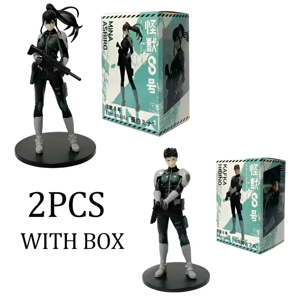 Black and green tactical kakumeiki valvrave figure with silver accents used as kafka hibino noodle stopper 21cm