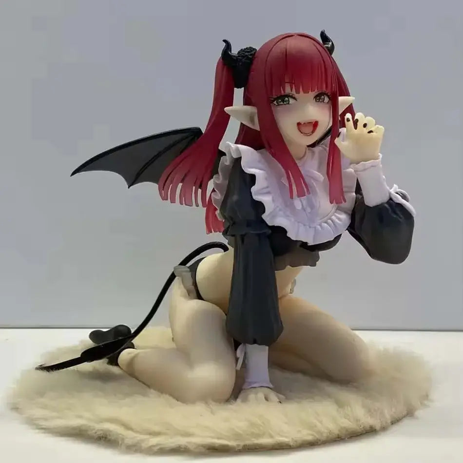 Mushoku tensei eris boreas greyrat pvc figure featuring red-haired devil-themed anime character with black horns wings tail