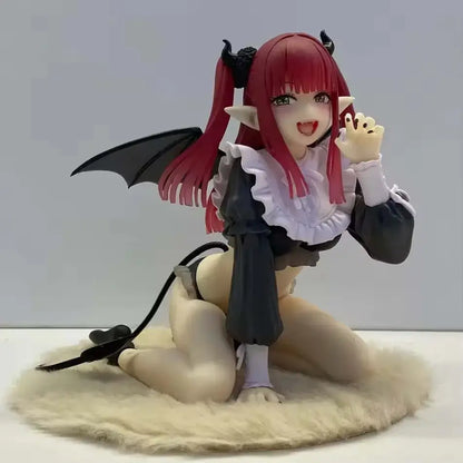 Mushoku tensei eris boreas greyrat pvc figure featuring red-haired devil-themed anime character with black horns wings tail