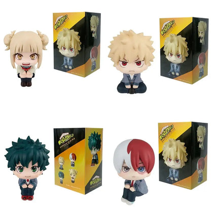 Chibi-style my hero academia character pvc figure in vibrant colors and detailed school uniforms for anime fans