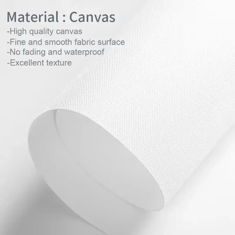 A roll of high-quality white canvas with smooth texture for hero academia deku retro kraft wall art poster