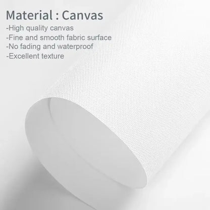 A roll of high-quality white canvas with smooth texture for hero academia deku retro kraft wall art poster