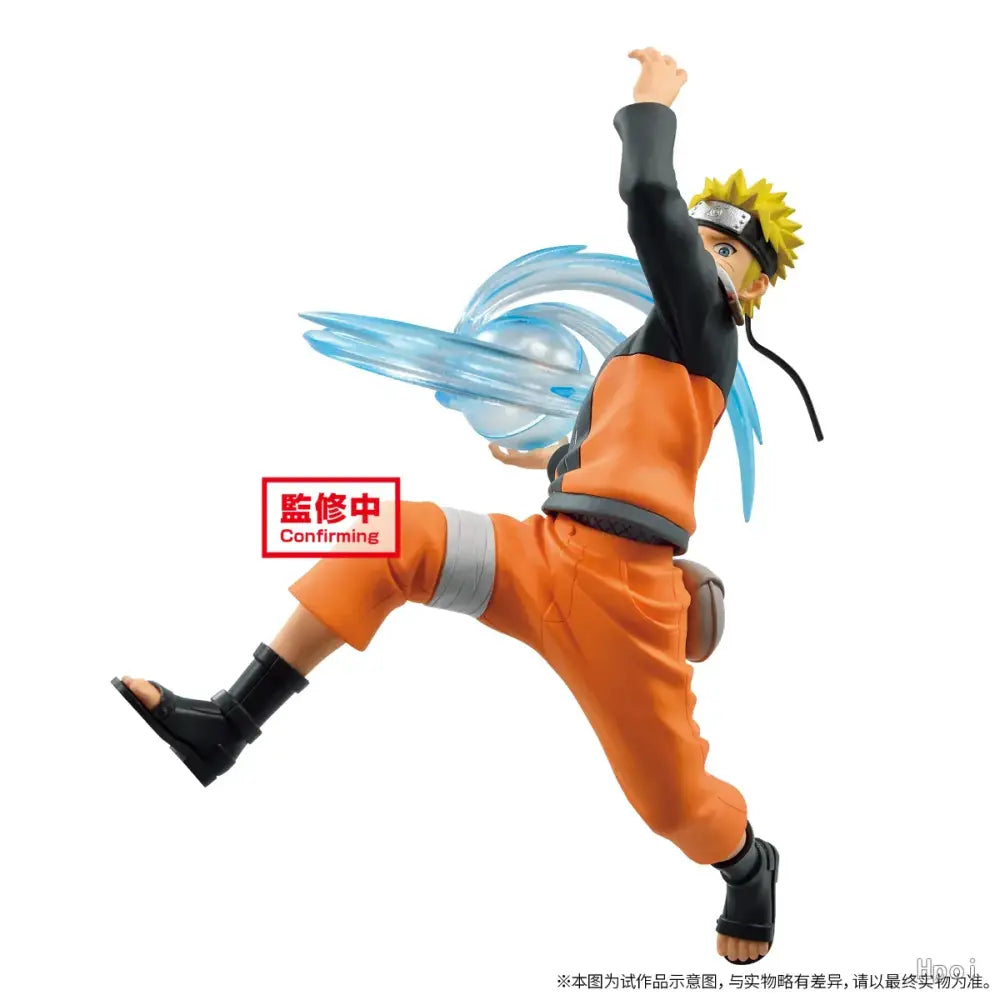Naruto shippuden uzumaki pvc statue 15cm with spiky blonde hair orange jumpsuit and battle pose figure