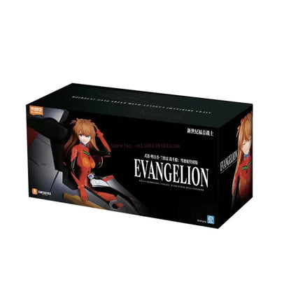 Black box packaging for neon genesis evangelion eva test type-01 figure featuring asuka langley soryu in red plugsuit
