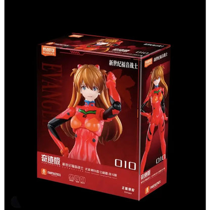 Neon genesis evangelion eva test type-01 figure in red and black dynamic pose in original packaging variant legend edition