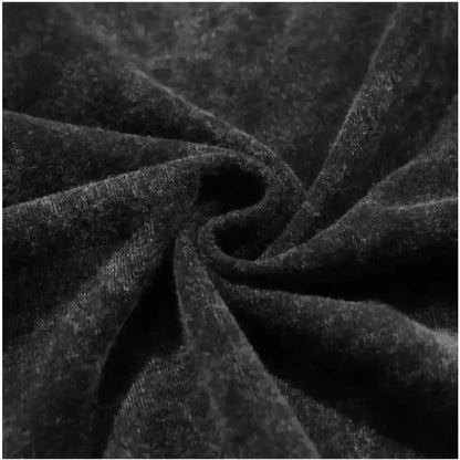 Dark gray textured fabric with a soft fuzzy surface on the y2k shinji ikari neon genesis evangelion T-shirt made of washed cotton