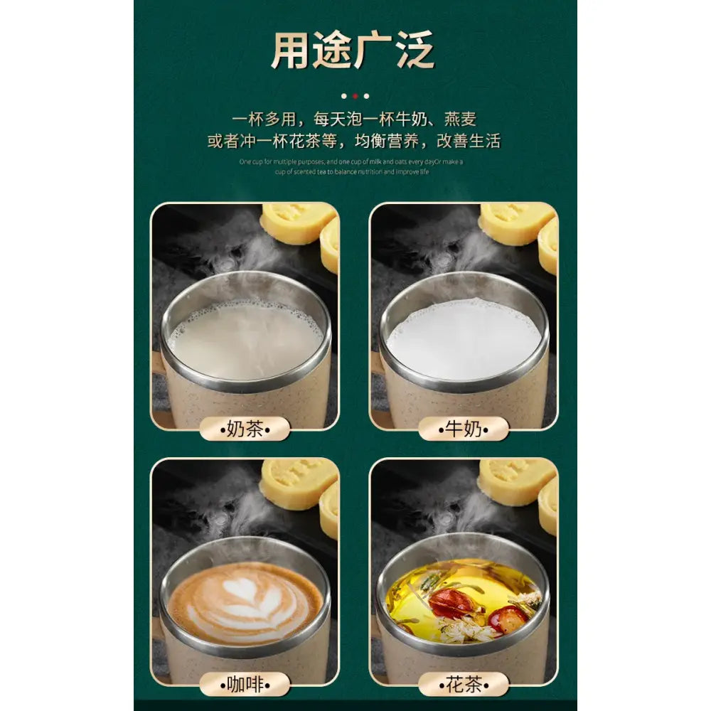 Stainless steel one piece luffy water cup with sleek modern design and double-layer insulation for travel use