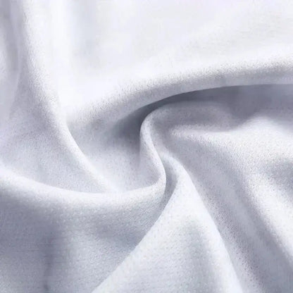 Soft white fleece fabric with plush texture featured in one piece luffy & zoro football jersey quick-dry material