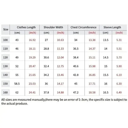 Size chart for women’s cotton short sleeve one piece monkey d luffy t-shirt with measurements in cm and inches