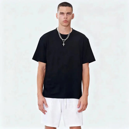 Black cotton spy × family Anya and bond graphic tee with relaxed fit and short sleeves bond graphic tee