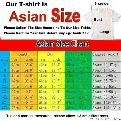 White asian size spy x family anya forger graphic tee with plus size unisex measurement chart and sizing guide
