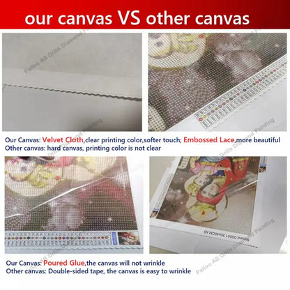 Velvet cloth canvas with embossed lace detailing and clear printing for sword art online asuna kirito diamond painting mosaic
