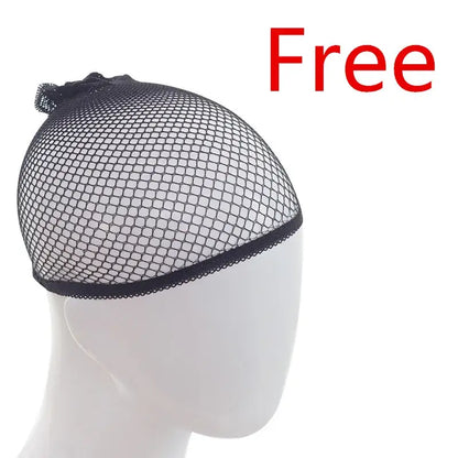 Black mesh wig cap with lace trim and small bow for ice blue sword art online sinon short cosplay wig