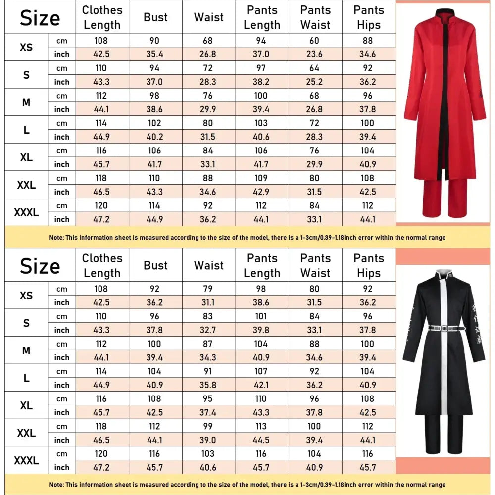 Tokyo Revengers kurokawa izana cosplay uniform red and black long coat with white trim high collar and sleeve embroidery