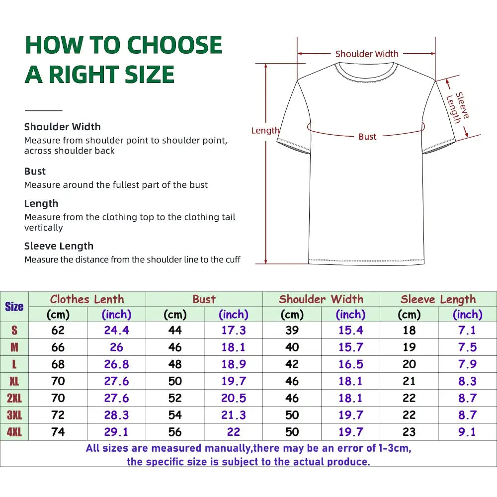 White unisex cotton vinland saga thorfinn oversized t-shirt with size chart and measurement guide displayed
